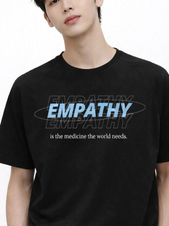 เสื้อยืดลาย Empathy🩵🧡 มีไซส์ใหญ่